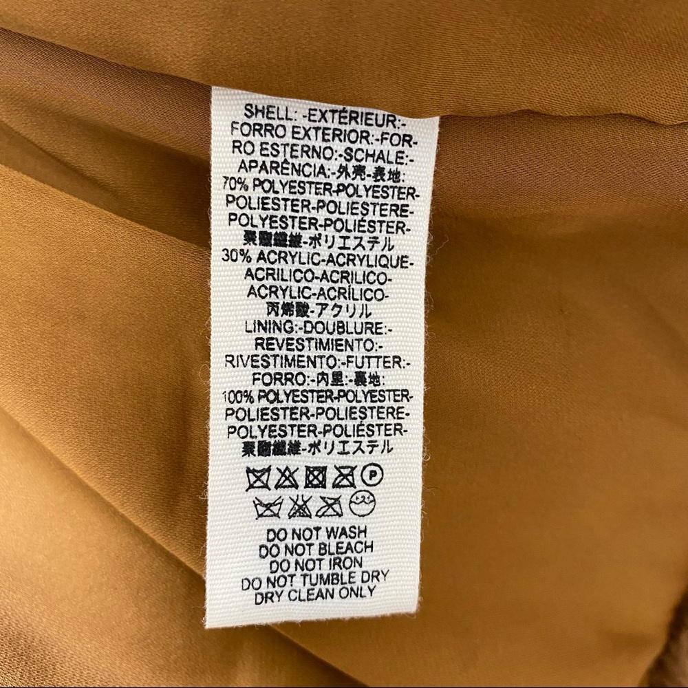 SOLD Free People Mena Cropped Brown Faux Fur Teddy Coat - Picture 7 of 10